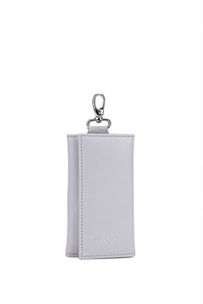 Tamer Tanca Men's Genuine Leather Gray Keychain