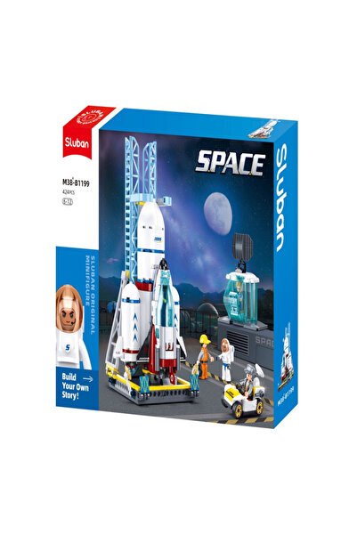 Generic Sluban Missile Launch Center Assembly 424 Pieces