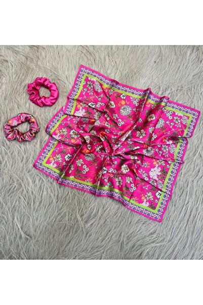 tarzınısec Set de eșarfe și catarame tip baghetă pentru femei, cu imprimeu di...