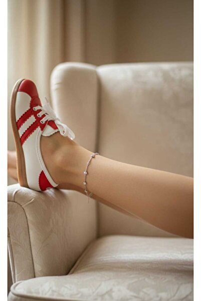 maydos Kadın Spor Ayakkabı Retro Bağcıklı Rahat Babet