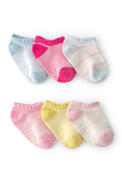 Carter's Baby Girl 6-Piece Socks 0-12 Months Multi-Colored