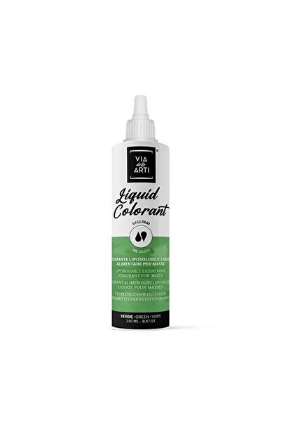 Dharst Colorant alimentar lichid liposolubil - Via Delle Arti - Verde - 240 gr