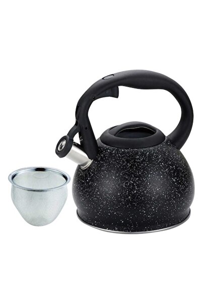 Kinghoff Fierbător cu fluierat și infuzor