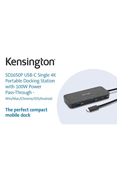 Genel Markalar SD1650P USB-C 100W 4K Taşınabilir Bağlantı İstasyonu – USB Çoklayıcı