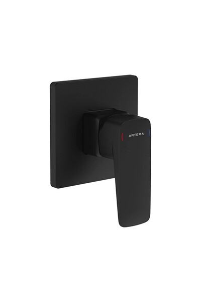 Artema Root Square Built-In Shower Faucet (Surface Mounted Group) Matte Black...