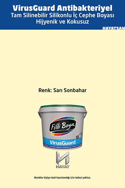 Filli Boya VirusGuard - -Tam Silinebilir - Yıkanabilir Silikonlu İç Cephe Boy...
