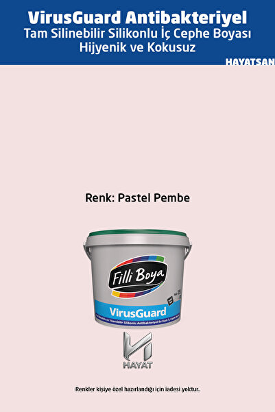 Filli Boya VirusGuard -Tam Silinebilir - Yıkanabilir Silikonlu İç Cephe Boyas...