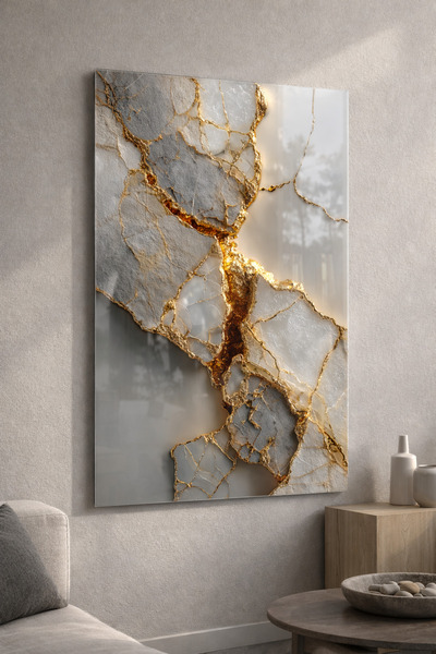 Ahsen resim çerçeve Tablou din sticlă rezistentă la spargere 5mm (grosime) - ...