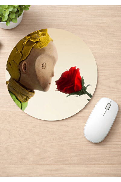 Eylül Design The Little Prince Printed Round Non-Slip Mousepad Ergonomic Mous...