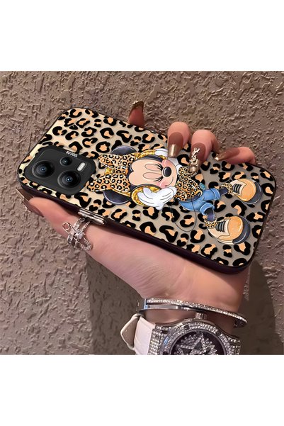 CHICASELUX حافظة هاتف خلفية صلبة من السيليكون متوافقة مع هاتف Poco X5 5G بنمط...