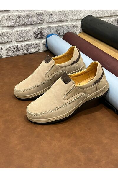 Deritarz Genuine Nubuck Leather Orthopedic Comfortable Lightweight Soft Secon...