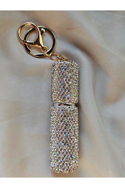 Handmade Doldurulabilir Işıltılı Mini Parfüm Şişesi, Anahtarlık ve Çanta Boy