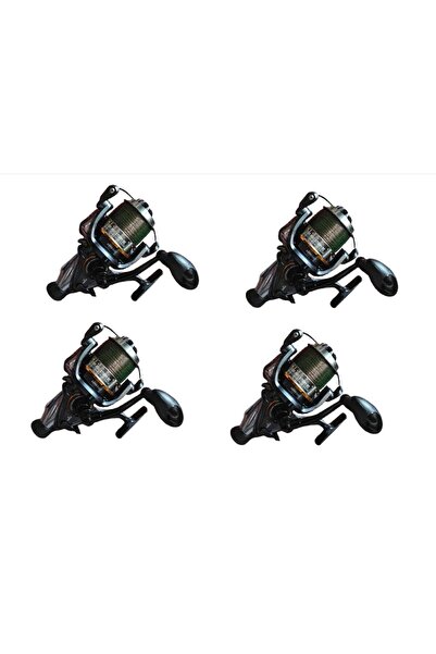 prokarpfishig Set 4 mulinete storm 9s gata echipate cu fir /13-rulmenti ,bait...