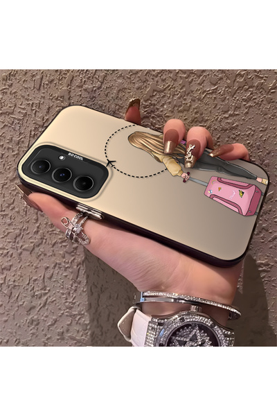 CHICASELUX Silicone Edge Hard Back Phone Case Compatible with Samsung Galaxy ...