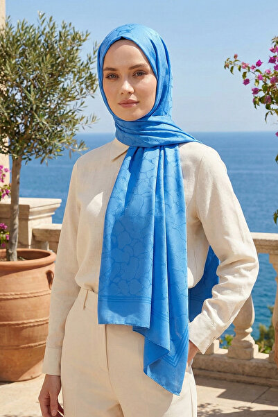 Armine Luxury Sapphire Shawl - Als1Sfr - 34 - Blue