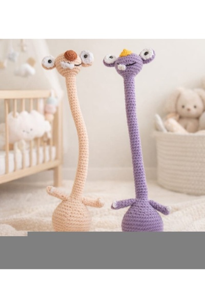 Işıltı Atalier Örgü uzun boylu Sid amigurumi