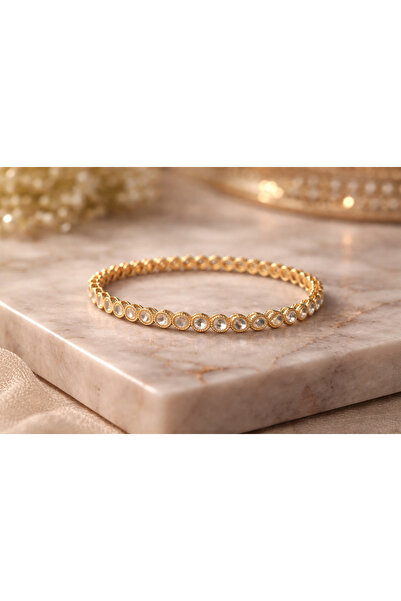 Z&T ACCESORIES Sparkling Full Tour Stone-Set Women's Bracelet