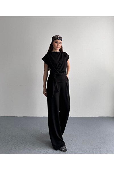 LİFERA Drapeli bağlama detaylı bluz