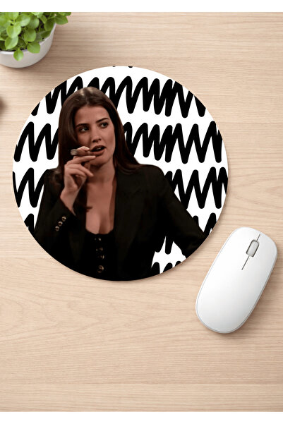 Eylül Design How I Met Your Mother Printed Round Non-Slip Mousepad Ergonomic ...