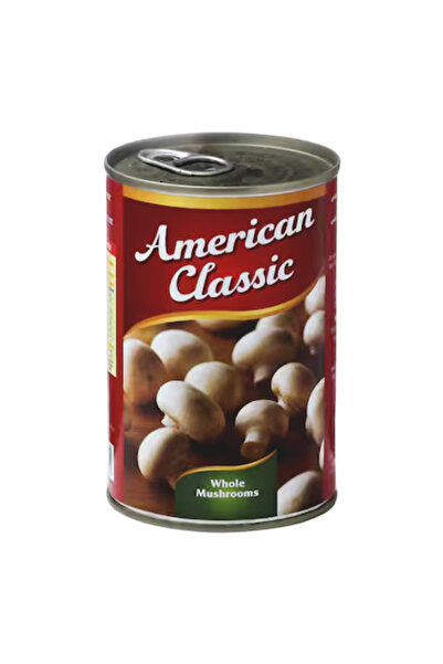 American Classic Canned Premium Whole Tender Button Mushrooms in Brine (400g)