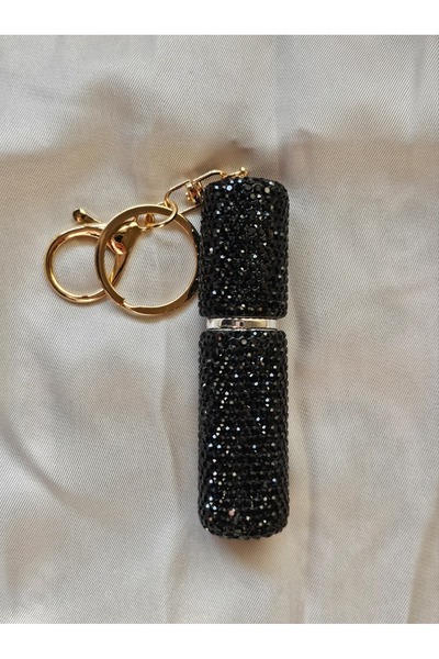 Handmade Doldurulabilir Işıltılı Mini Parfüm Şişesi, Anahtarlık ve Çanta Boy