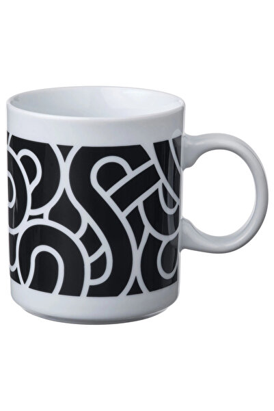 IKEA Sötrönn Mug, Black-White, 32 Cl