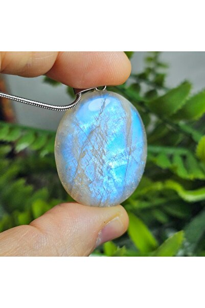 Singincraft Belomorite Natural Stone Necklace -4- Handmade Design Products