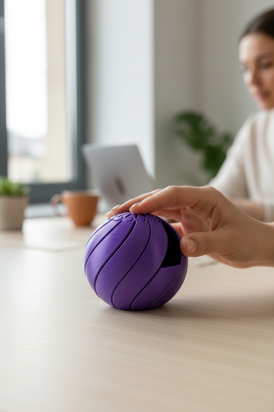 Pazarois Expandable Stress Ball / Stress Toy Purple