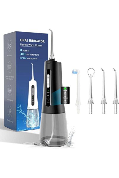 portable خيط تنظيف الأسنان المائي اللاسلكي 300 مل