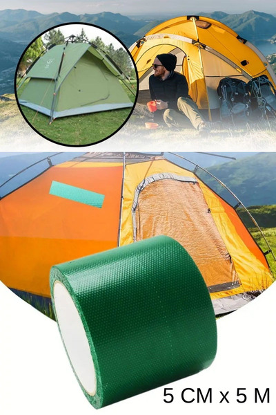Privo Su Geçirmez Güçlü Yapışkanlı Tamir Bandı 5 cm x 5 Metre Çadır Tente ve ...