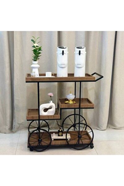 LAMST Wooden Surface with Iron Frame