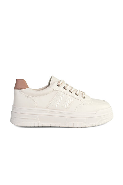 Buzzmania Vivian beige women's sports shoes