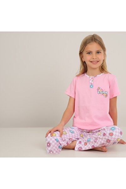 Ercahome tekstil طقم بيجامة دايزى باتلي للبنات 2Y,3Y,4Y,5Y