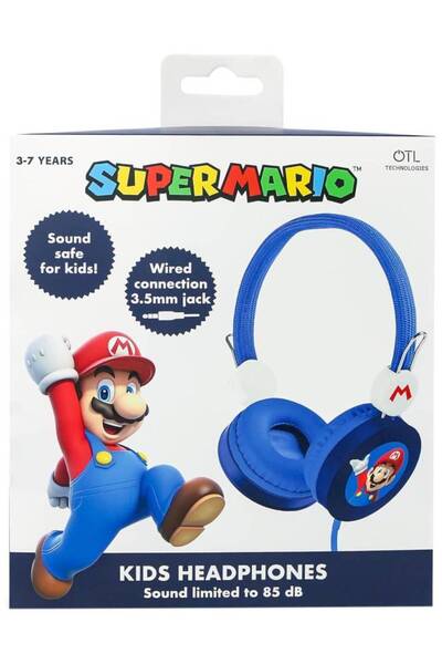 OTL Technologies Слушалки OTL Mario Blue Core с банели