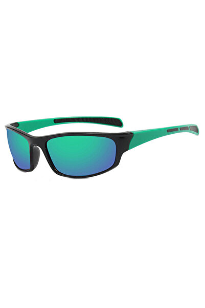 Techsuit Sport Rectangular Sunglasses 9937, Green