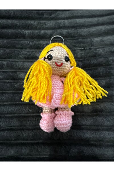 amigurumibaby سلسلة مفاتيح أميجورومي للفتيات والدمية الصغيرة