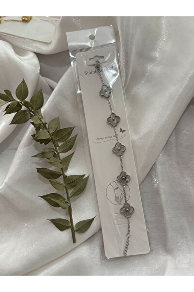 landofwomen Yonca Model Silver Stainless Steel Bracelet
