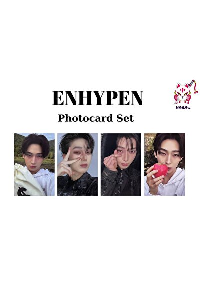 Hara Company مجموعة بطاقات صور سونو من ألبوم "فانيش" لفرقة إينهايبن (4 قطع) م...