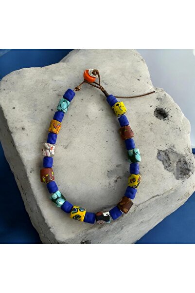 sığacık incik boncuksu Gana boncuklu cam kolye