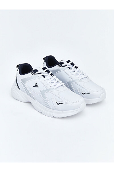 LC Waikiki White lace-up thick sole men's sports shoes
