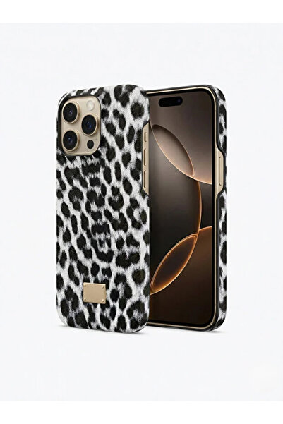 OSG حافظة هاتف فاخرة عالية الجودة بنمط الفهد متوافقة مع آيفون 16 برو