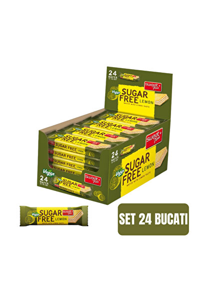 Morello SET 24 PIECES - Sugar-Free Lemon Wafer Biscuits 24 g