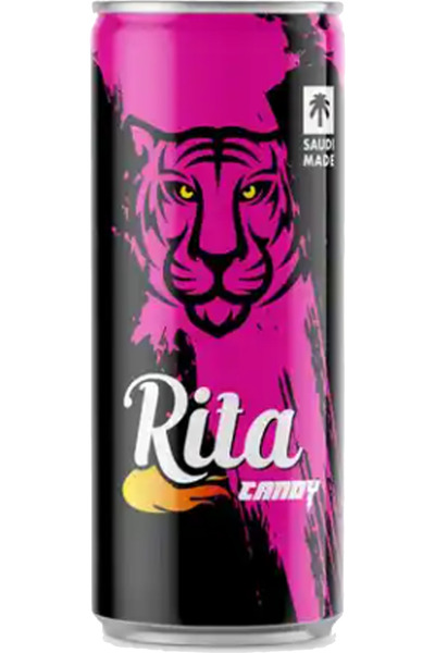 Rita مشروب طاقة بنكهة الحلوى، عبوة من 4 قطع، 240 مل