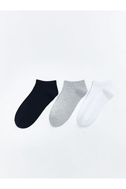 LC Waikiki White Women's Booties Socks 3-Pack