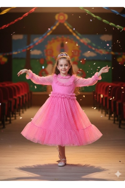 BEGONYA BEBECE KIDS Seasonal Festive Dress for Girls, Show Invitation Wedding...