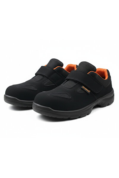 stronex S1 ÇELİKBURUN SÜET SİYAH İŞ AYAKKABISI no:42