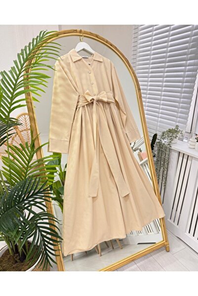 onix Zeren Dress Beige
