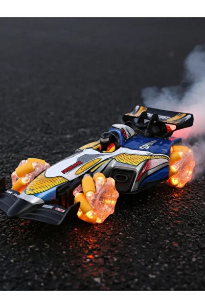 TOHA Duman Atan F1 Drift Araba - 2.4GHz Uzaktan Kumandalı, Işıklı & Müzikli 1...