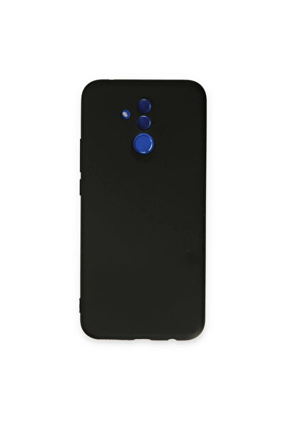 eco port حافظة هواوي ميت 20 لايت نانو سيليكون مخملي من الداخل - أسود