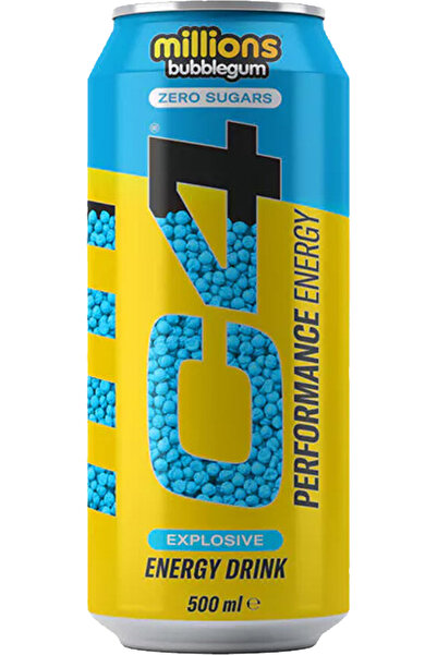C4 MILLIONS BUBBLEGUM ENERGY DRINK 473ml